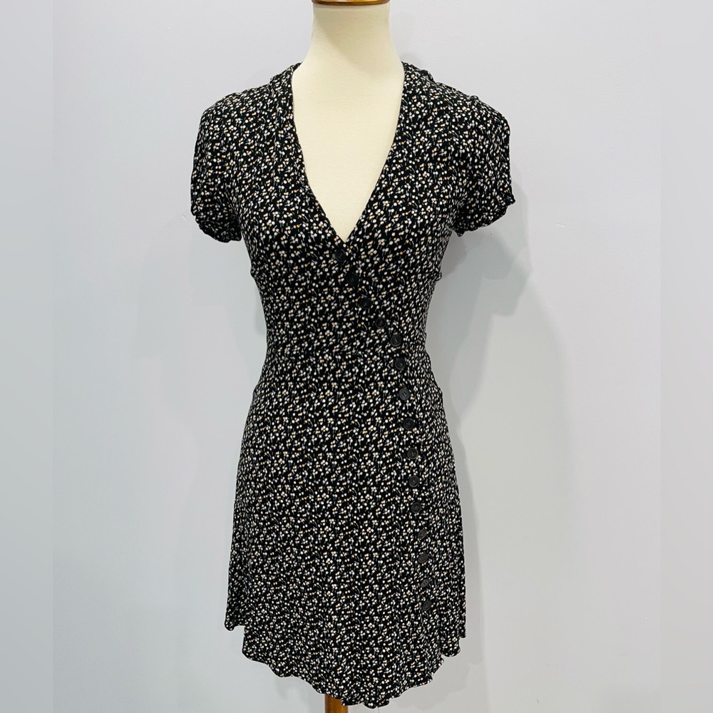 Madewell Gorgeous Black Floral Dress​